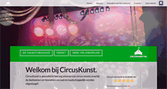 Desktop Screenshot of circuskunst.nl