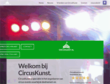 Tablet Screenshot of circuskunst.nl